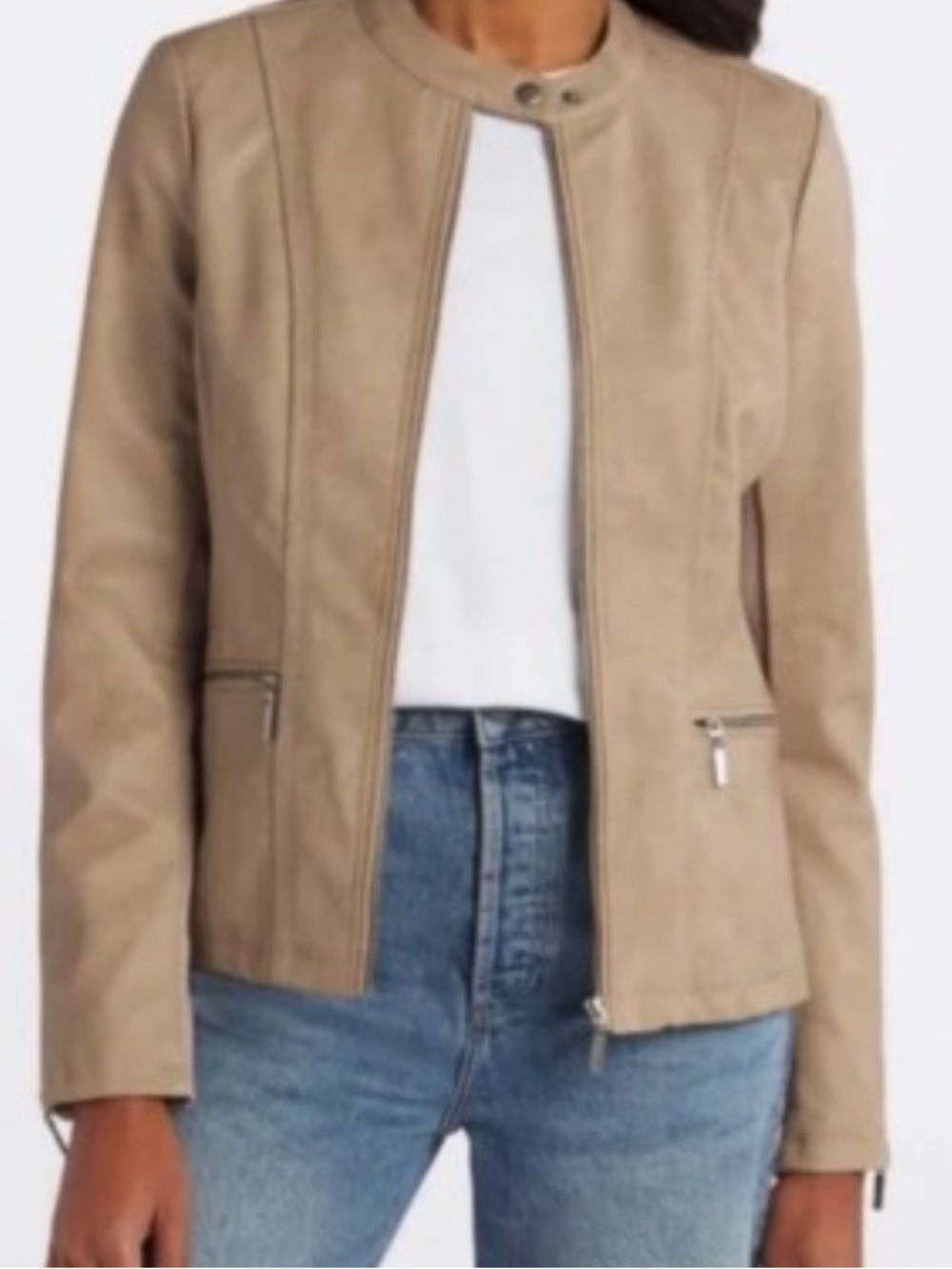 MO- KA by Santa FE Faux Leather Jacket